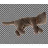 Kitten Plush kattunge Earth grey 37 cm