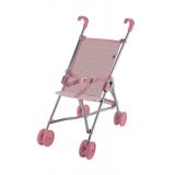 Ljusrosa stroller dockvagn 54 cm